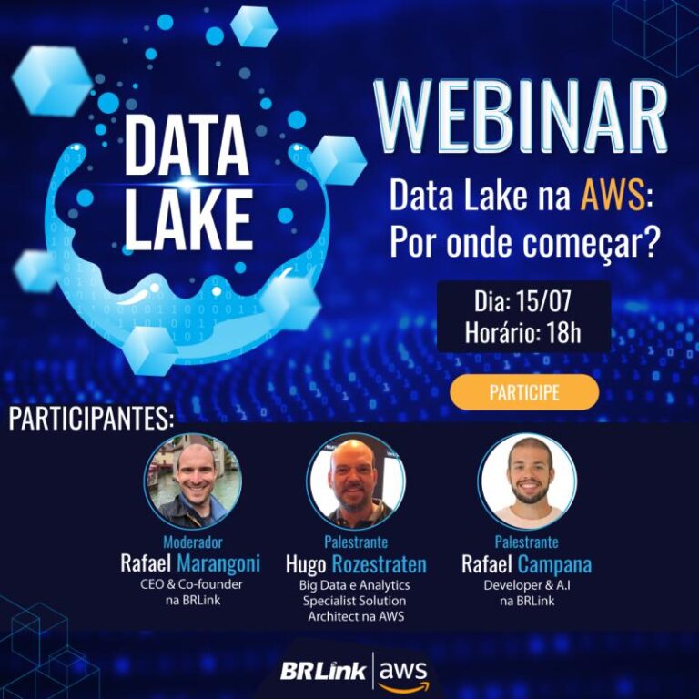 Banner do webinar sobre Data Lake